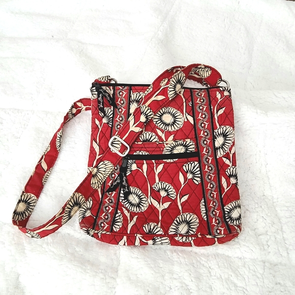 Vera Bradley | Vibrant Flowers Crossbody Should Bag - Picture 1 of 7